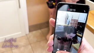 Lustful Libertines - Caught Filming Moms down Blouse